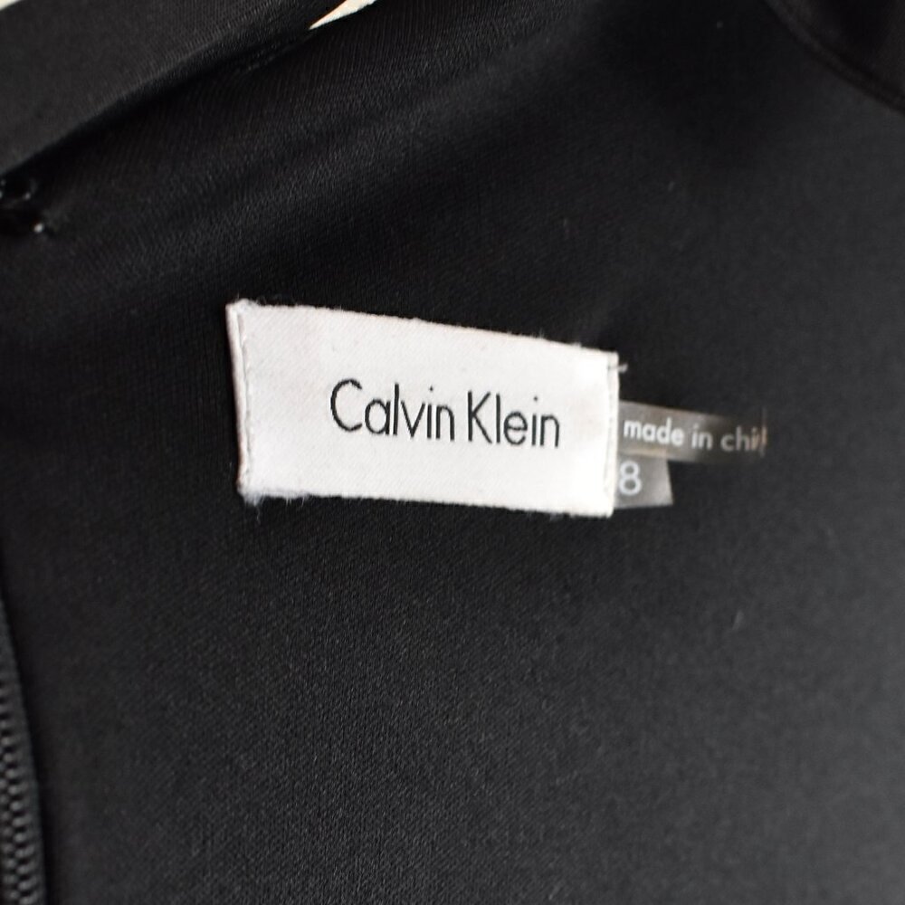 Calvin Klein Formal Sequin Cuff Draped Dress - 8 - Picture 8 of 8